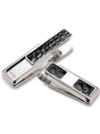 Monterey Rhodium Black Alligator 2 Pocket Money Clip | M-Clip New Money Clip | Sams Tailoring