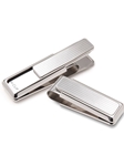 Monterey Rhodium Channeled Slide Money Clip | M-Clip New Money Clip | Sams Tailoring