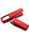 Red Solid Slide Anodized Aluminum Money Clip | M-Clip New Money Clip | Sams Tailoring
