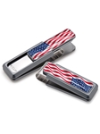 US Flag Anodized Aluminum Money Clip | M-Clip New Money Clip | Sams Tailoring
