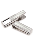 Rhodium White Golf Ball Stainless Money Clip | M-Clip New Money Clip | Sams Tailoring