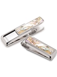 Yellow Abalone Stainless Steel Money Clip | M-Clip New Money Clip | Sams Tailoring