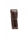 Brown 2 Pen Leather Case | Aston Leather Men's Collection | Sams Tailoring