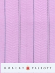 Pencil Stripe Pink Herringbone Custom Shirt  | Robert Talbott Custom Shirts | Sams Tailoring