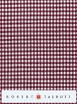 White & Red Small Ghigham Check Custom Shirt | Robert Talbott Custom Shirts | Sams Tailoring