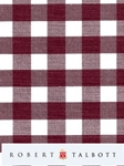 White & Red 3/8" Check Custom Shirt  | Robert Talbott Custom Shirts | Sams Tailoring