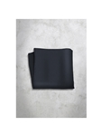 Black Silk Satin Men's Handkerchief | Italo Ferretti Super Class Collection | Sam's Tailoring