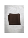 Brown Polka Dots Design Silk Satin Men's Handkerchief | Italo Ferretti Super Class Collection | Sam's Tailoring