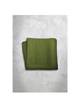 Green Polka Dots Design Silk Satin Men's Handkerchief | Italo Ferretti Super Class Collection | Sam's Tailoring