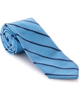 Robert Talbott Sky Blue with Stripe Ambassador Estate Tie 40202I0-01 - Spring 2016 Collection Estate Ties | Sam's Tailoring Fine Men's Clothing