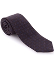 Robert Talbott Brown Geometric Wool Print Collection Best of Class Tie 54109E0-04 - Spring 2016 Collection Best Of Class Ties | Sam's Tailoring Fine Men's Clothing