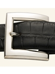 "The Bevel"  1 1/4 Buckle | W.Kleinberg Sterling Buckles Collection | Sam's Tailoring