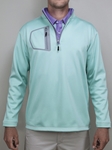 Mint "Victory" Quater Zip Pullover | Betenly Golf Sweaters Collection | Sam's Tailoring