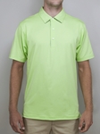 Lime Melange "Weston" Solid Polo Shirt | Betenly Golf Polos Collection | Sam's Tailoring