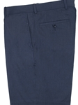 Indigo "Southporte" Flat Front Short | Aristo18 Shorts Collection | Sam's Tailoring