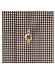 Brown and White Check Trimmed With Fabric Dress Shirt | Robert Talbott Fall 2016 Dress Shirts Collection | Sam's Tailoring