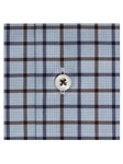 Sky, Navy, Brown and White Check Dress Shirt | Robert Talbott Fall 2016 Dress Shirts Collection | Sam's Tailoring