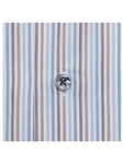 Sky & Beach Stripe Import Estate Dress Shirt | Robert Talbott Fall 2016 Dress Shirts Collection | Sam's Tailoring