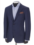 Bright Blue Double Faced Soft Jacket | Hickey FreeMan Traveler Suits | Sams Tailoring