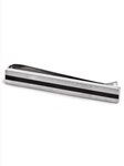 Black Silver Stainless Steel Tie Bar | Hickey FreeMan Cufflinks | Sams Tailoring