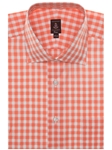 Orange and White Check Estate Classic Dress Shirt | Robert Talbott Fall 2016 Collection  | Sam's Tailoring