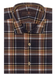 Yellow, Brown, Black & White Plaid Crespi VI Sport Shirt | Robert Talbott Fall 2016 Collection  | Sam's Tailoring