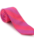 Pink, Orange and Blue Geometric Stripe Connoisseur Estate Tie | Robert Talbott Fall 2016 Collection  | Sam's Tailoring