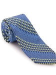 Blue and Yellow Geometric Stripe Connoisseur Estate Tie | Robert Talbott Fall 2016 Collection  | Sam's Tailoring