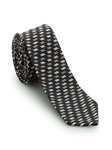 Black With Cream & Grey Medallion Pebble Beach 7 Fold Tie | Robert Talbott Fall 2016 Collection  | Sam's Tailoring