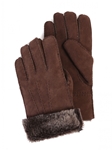 Suede Brown Brisa Sheepskin Men Glove | Aston Leather Fall 2016 Collection | Sam's Tailoring