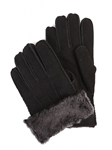 Suede Black Sheepskin Men Glove | Aston Leather Fall 2016 Collection | Sam's Tailoring
