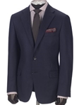 Navy Notch Lapel Cashmere Blazer | Hickey Freeman Cashmere Collection | Sam's Tailoring