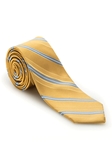 Gold with Blue and White Stripes Executive Best of Class Tie | Robert Talbott Fall 2016 Collection  | Sam's Tailoring