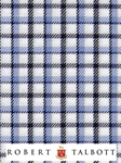 Charcoal, White & White Checked Custom Shirt | Robert Talbott Custom Shirts  | Sam's Tailoring