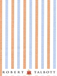 Sky, Orange & White Triple Stripes Custom Shirt | Robert Talbott Custom Shirts  | Sam's Tailoring