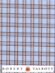 Cielo, White & Brown Fine Check Custom Shirt | Robert Talbott Custom Shirts  | Sam's Tailoring