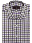 Lavender and Grey Check Estate Dress Shirt | Robert Talbott Spring 2017 Estate Shirts | Sam's Tailoring