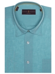 Aqua San Carlos Linen  Sport Shirt | Robert Talbott 2017 Collection  | Sam's Tailoring