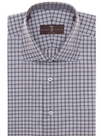 Brown, White & Blue Check Estate Sutter Classic Dress Shirt | Robert Talbott Spring 2017 Estate Shirts | Sam's Tailoring