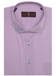 Purple and White Check Estate Sutter Classic Dress Shirt | Robert Talbott Spring 2017 Estate Shirts | Sam's Tailoring