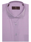 Purple and White Check Estate Sutter Tailored Dress Shirt | Robert Talbott Spring 2017 Estate Shirts | Sam's Tailoring