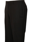 Black H-Tech Flat Front Classic Atticus Fit Suit Separate Pant | HardWick Pants Collection | Sams Tailoring