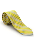 Yellow, Sky Blue and Lime Green Stripe Academy Best of Class Tie | Robert Talbott Spring 2017 Collection | Sam's Tailoring