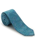 Teal and Blue Paisley Heritage Best of Class Tie | Robert Talbott Spring 2017 Collection | Sam's Tailoring