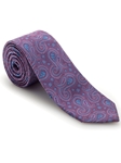 Purple and Blue Paisley Heritage Best of Class Tie | Robert Talbott Spring 2017 Collection | Sam's Tailoring