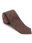 Brown, Blue and Orange Medallion Venture Best of Class Tie | Robert Talbott Spring 2017 Collection | Sam's Tailoring