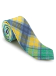 Green, Blue and Yellow Plaid Seasonal Print Best of Class Tie | Robert Talbott Spring 2017 Collection | Sam's Tailoring