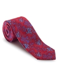 Red and Blue Floral Heritage Best of Class Tie | Robert Talbott Spring 2017 Collection | Sam's Tailoring