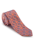 Orange and Blue Paisley Heritage Best of Class Tie | Robert Talbott Spring 2017 Collection | Sam's Tailoring