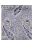 Blue, Brown and White Paisley 13" Pocke Square  | Robert Talbott Spring 2017 Collection  | Sam's Tailoring